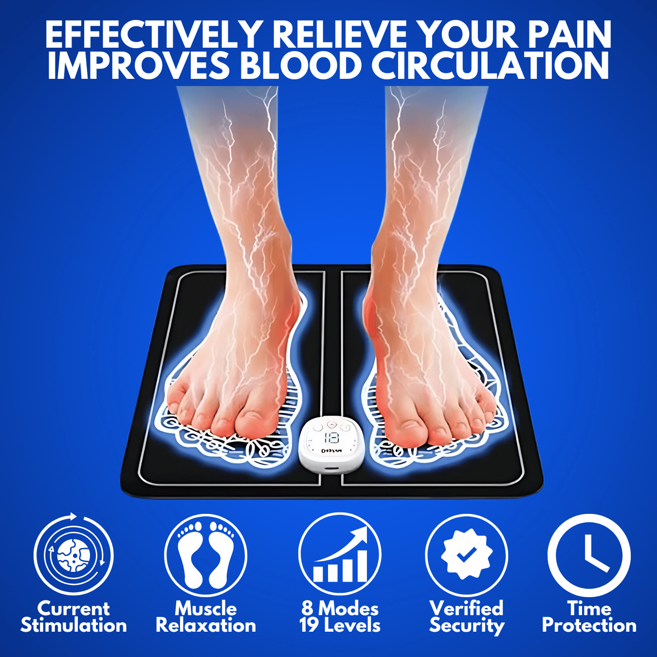 ReliefWave™ - Neuro Foot Massager For Pain Relief, Blood Pressure and Sugar Control